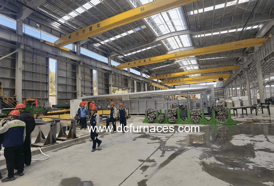 Commissioning and Installation of 60t Walking Beam Furnace for Fujian Qingshan Special Materials